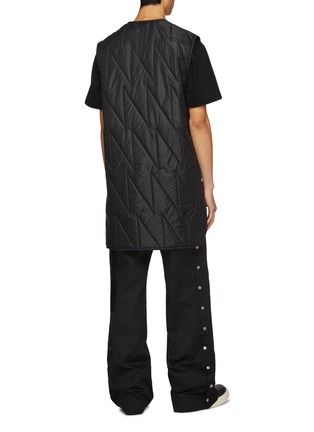 背面 - 点击放大 - RICK OWENS DRKSHDW - 绗缝按扣马甲