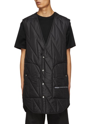 首图 - 点击放大 - RICK OWENS DRKSHDW - 绗缝按扣马甲
