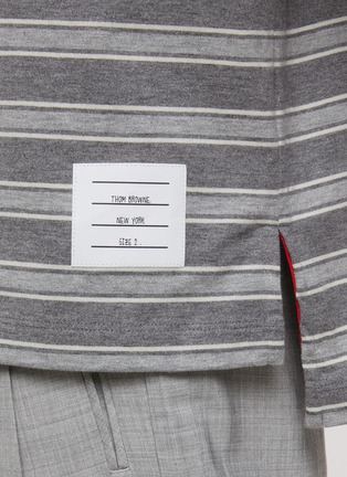  - THOM BROWNE - 条纹圆领 T 恤