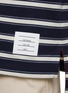  - THOM BROWNE - 条纹圆领 T 恤