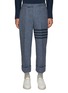 首图 - 点击放大 - THOM BROWNE - 四重条纹粗花呢长裤