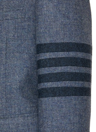  - THOM BROWNE - 四重条纹粗花呢西服外套
