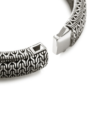 细节 - 点击放大 - JOHN HARDY - ‘Classic Chain’ Silver Oval Bangle — Size M