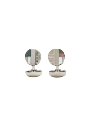 首图 - 点击放大 - BABETTE WASSERMAN - Round Swarovski Crystal Cufflinks