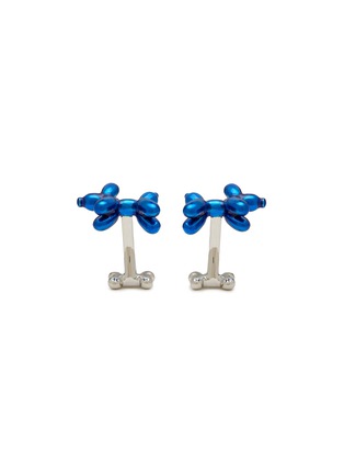 首图 - 点击放大 - BABETTE WASSERMAN - Dog And Bone Rodium Plated Cufflinks