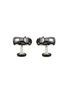 首图 - 点击放大 - BABETTE WASSERMAN - Sports Car And Steering Wheel Rhodium Plated Enamelled Cufflinks