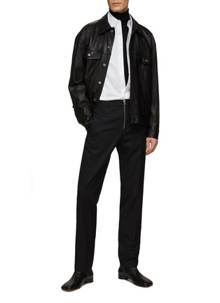 模特儿示范图 - 点击放大 - WE11DONE - 拉链西装长裤