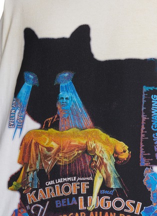  - WE11DONE - 猫咪印花 T 恤