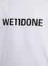  - WE11DONE - LOGO 印花 T 恤