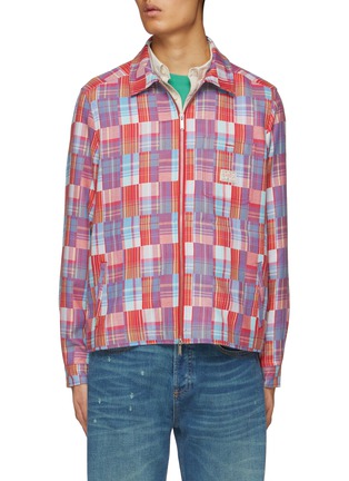 首图 - 点击放大 - SCOTCH & SODA - 拉链格纹衬衫外套