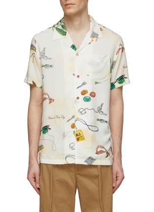 首图 - 点击放大 - SCOTCH & SODA - 多彩印花短袖衬衫