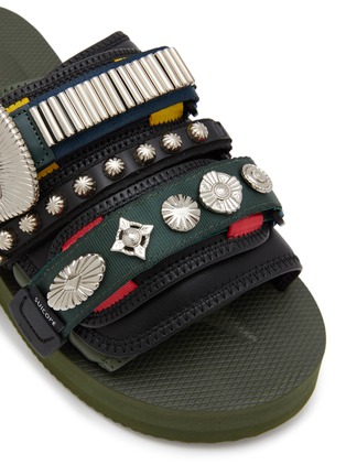 细节 - 点击放大 - SUICOKE - X TOGA MOTO 金属扣饰搭带凉鞋