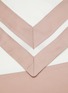 细节 –点击放大 - FRETTE - SHADES 条纹饰边加大双人床四件套 — 米白色及粉紫色