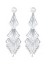 首图 - 点击放大 - SARAH ZHUANG - ‘Enchanted Pearl’ 18K White Gold Diamond Pearl Mermaid Earrings