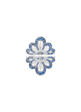 首图 - 点击放大 - SARAH ZHUANG - ‘Fantasy Garden’ 18K White Gold Sapphire Diamond Water Ring