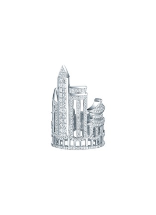 首图 - 点击放大 - SARAH ZHUANG - ‘Urban Reflection’ 18K White Gold Diamond Ring