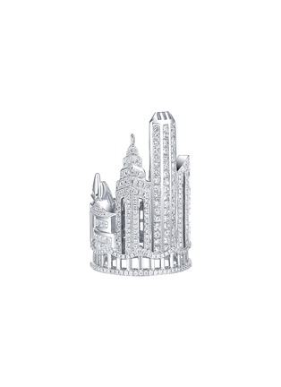 首图 - 点击放大 - SARAH ZHUANG - ‘Urban Reflection’ 18K White Gold Diamond Ring