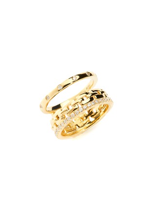 首图 - 点击放大 - SARAH ZHUANG - ‘Infinite Link’ 18K Gold Diamond Ring