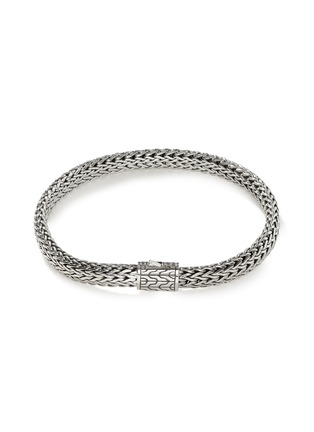 首图 - 点击放大 - JOHN HARDY - ‘Classic Chain’ Silver Medium Flat Chain Bracelet — Size UL