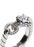细节 - 点击放大 - JOHN HARDY - ‘Legends Naga’ Silver Diamond Sapphire Dragon Head Ring — Size 7