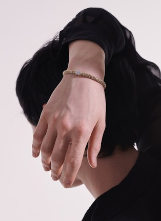 细节 - 点击放大 - JOHN HARDY - ‘Classic Chain’ 18K Gold Diamond Pavé Extra Small Bracelet — Size US