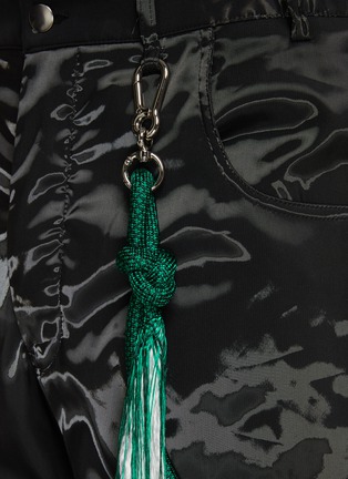  - SONG FOR THE MUTE - 绳结缀饰光泽长裤