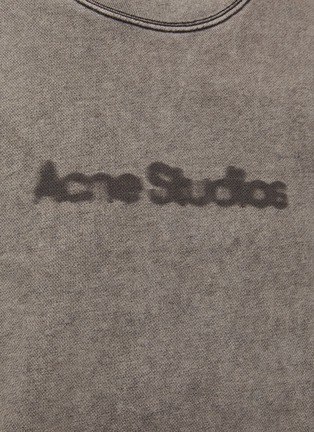  - ACNE STUDIOS - 模糊 LOGO 圆领卫衣