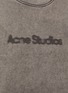  - ACNE STUDIOS - 模糊 LOGO 圆领卫衣