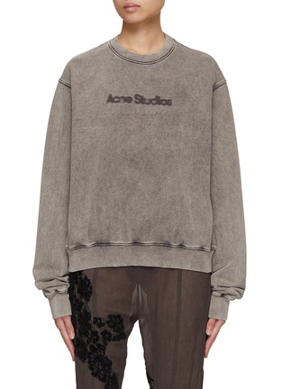 首图 - 点击放大 - ACNE STUDIOS - 模糊 LOGO 圆领卫衣