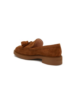  - GIANVITO ROSSI - 流苏饰绒面皮乐福鞋