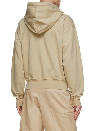 背面 - 点击放大 - JACQUEMUS - 缝线饰拉链连帽卫衣