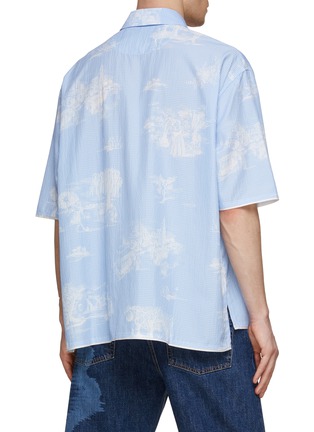 背面 - 点击放大 - JACQUEMUS - 树影格纹短袖衬衫