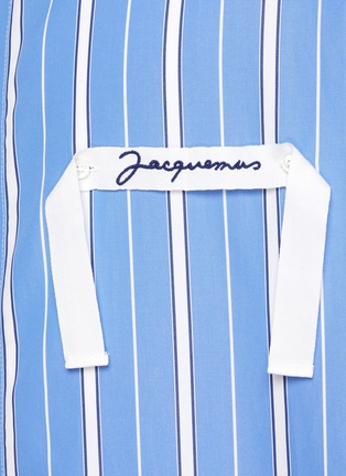  - JACQUEMUS - 条纹印花短袖衬衫