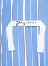  - JACQUEMUS - 条纹印花短袖衬衫