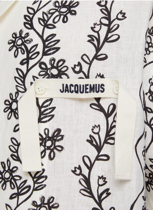  - JACQUEMUS - 藤蔓印花短袖衬衫