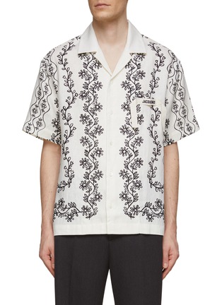 首图 - 点击放大 - JACQUEMUS - 藤蔓印花短袖衬衫