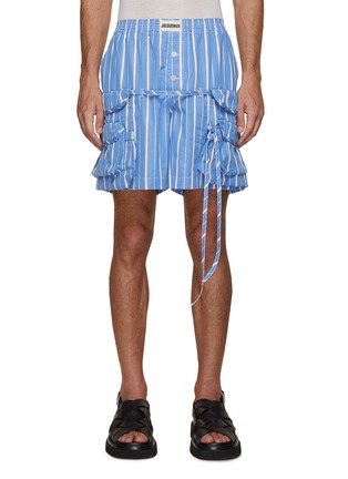 首图 - 点击放大 - JACQUEMUS - 条纹工装短裤