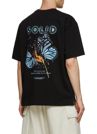 背面 - 点击放大 - SOLID HOMME - 印花短袖 T 恤