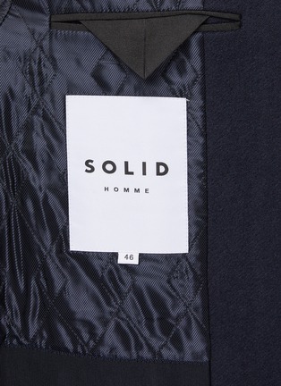  - SOLID HOMME - 针织领外套