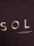  - SOLID HOMME - LOGO 刺绣圆领卫衣
