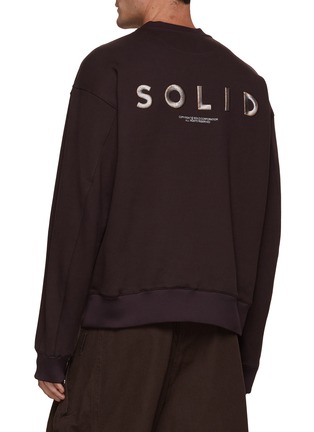 背面 - 点击放大 - SOLID HOMME - LOGO 刺绣圆领卫衣