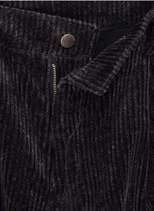  - SOLID HOMME - 灯芯绒工装长裤