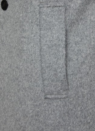  - SOLID HOMME - 单扣羊毛混纺外套