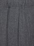  - SOLID HOMME - 褶裥混纺羊毛长裤