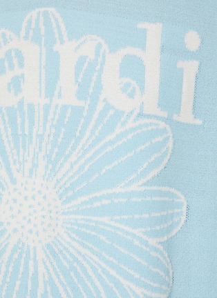  - MARDI MERCREDI-ACTIF - 花卉刺绣条纹饰针织衫