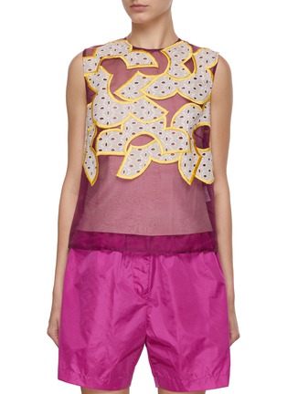 首图 - 点击放大 - STUDIO 133 BIYAN - 刺绣拼贴上衣