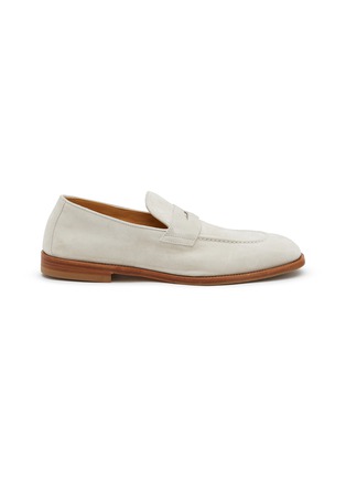 BRUNELLO CUCINELLI | PENNY 绒面皮乐福平底鞋