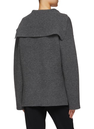 背面 - 点击放大 - JIL SANDER - 海军领针织衫