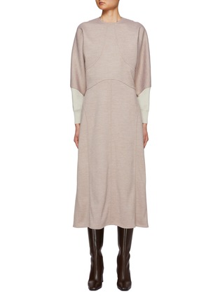 首图 - 点击放大 - JIL SANDER - 几何感拼接连衣裙