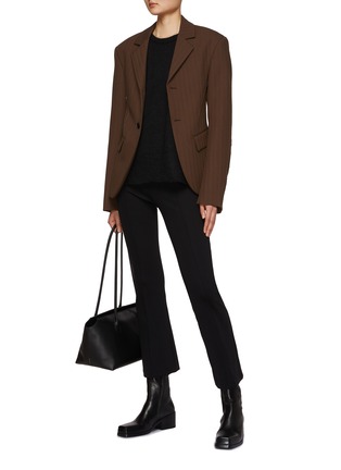 模特儿示范图 - 点击放大 - JIL SANDER - 混马海毛针织上衣
